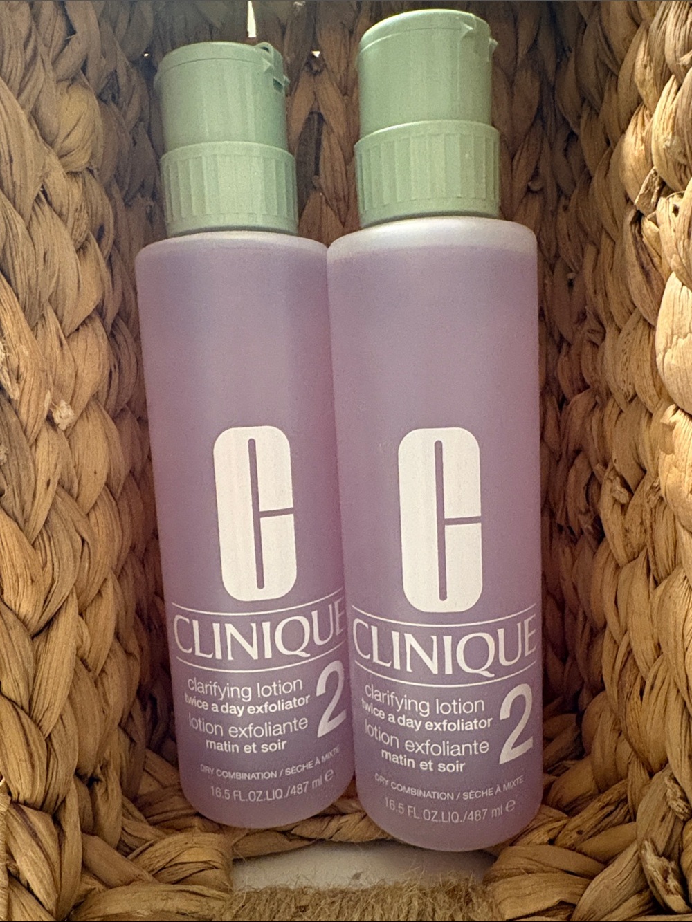 Clinique clarifying lotion twice a day exfoliater 2